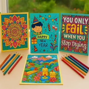 500 Patterns and Backgrounds Coloring Page Prompts Pack
